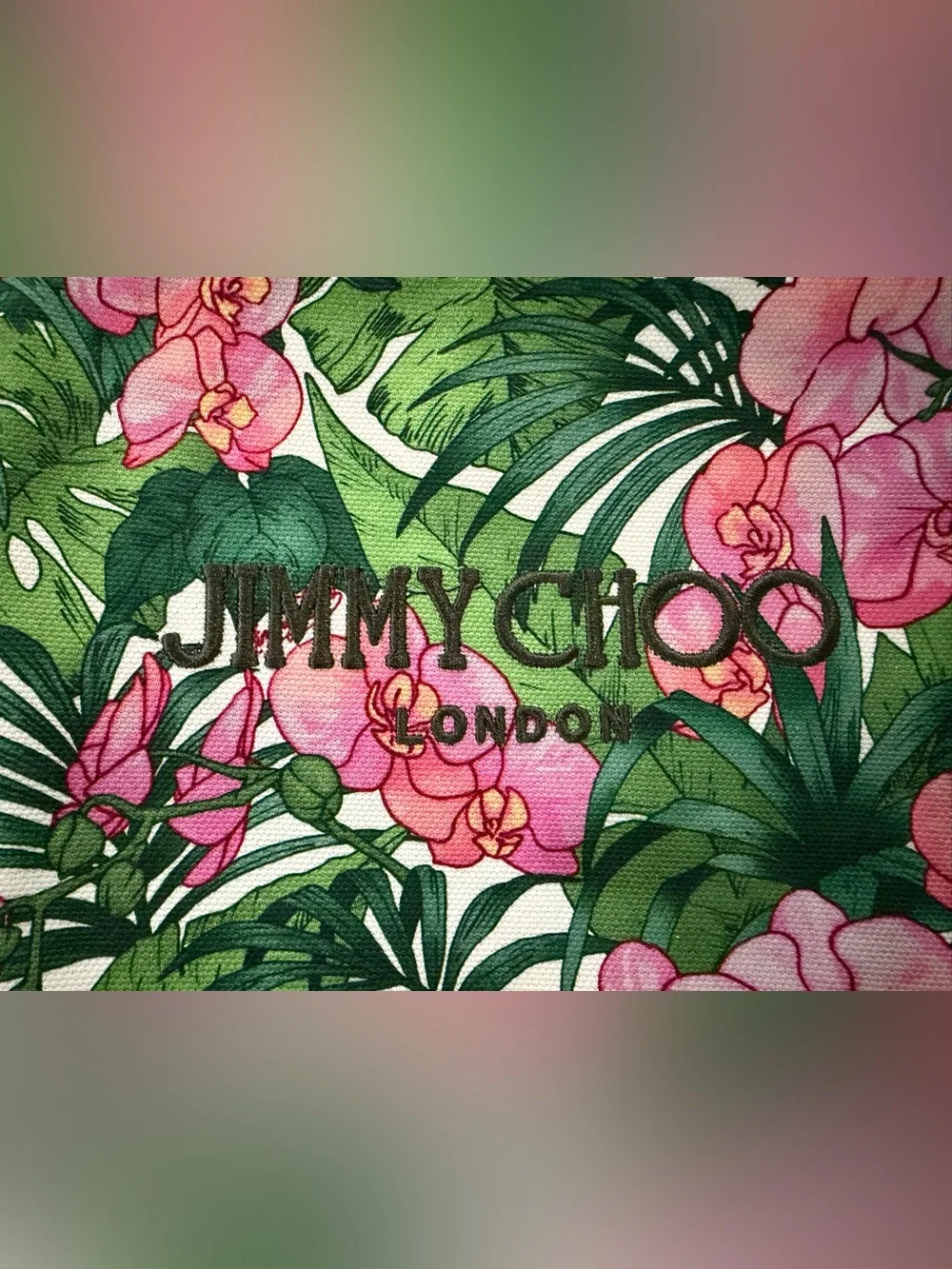 Jimmy Choo Yeree Pouch - Tropical Orchid Mix